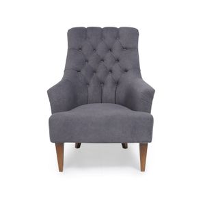 Ece Grey Wing Chair