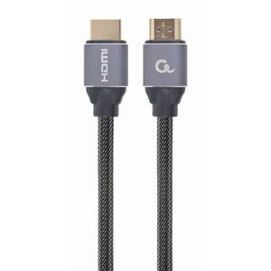 Gembird CCBP-HDMI-3M MONITOR Cable, Premium Series, High speed HDMI 4K with Ethernet, HDMI/HDMI M/M, Copper AWG28, Gold Plated, Braided, 3m