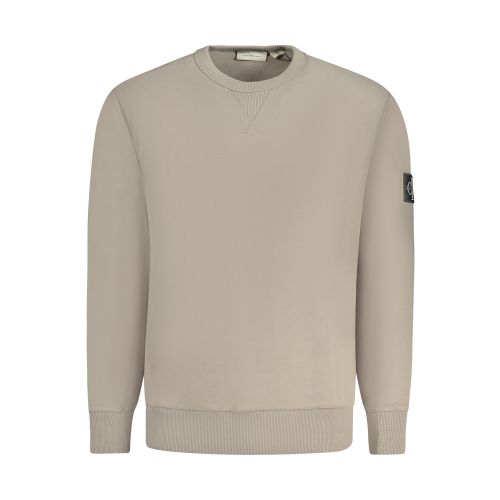 CALVIN KLEIN SWEATSHIRT WITHOUT ZIP MEN BEIGE slika 1