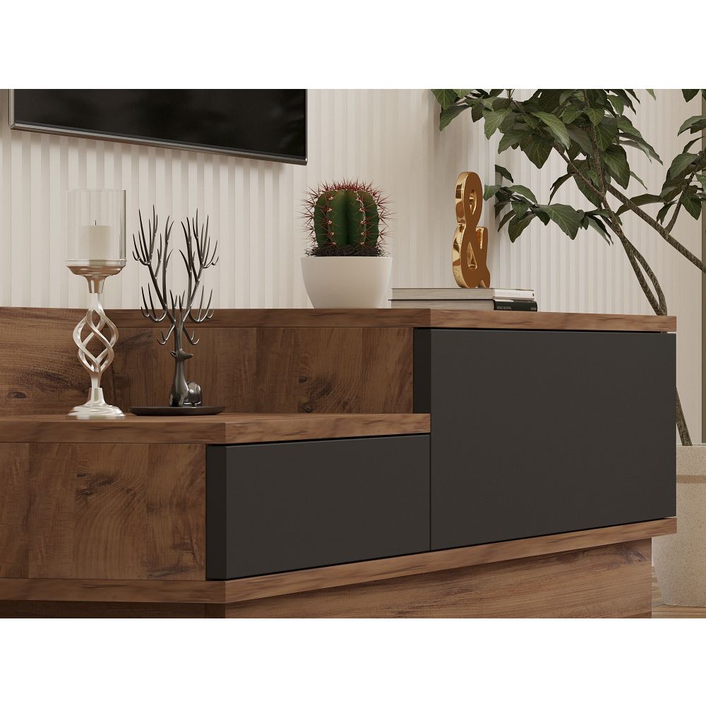 TV Stalak Atlantic PineAnthracite slika 3
