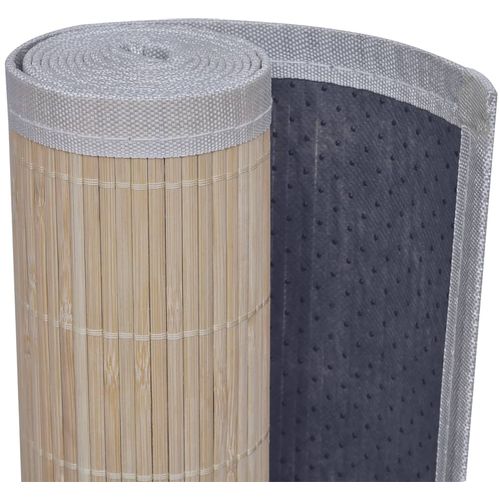 Tepih od bambusa u prirodnoj boji 80 x 200 cm slika 20