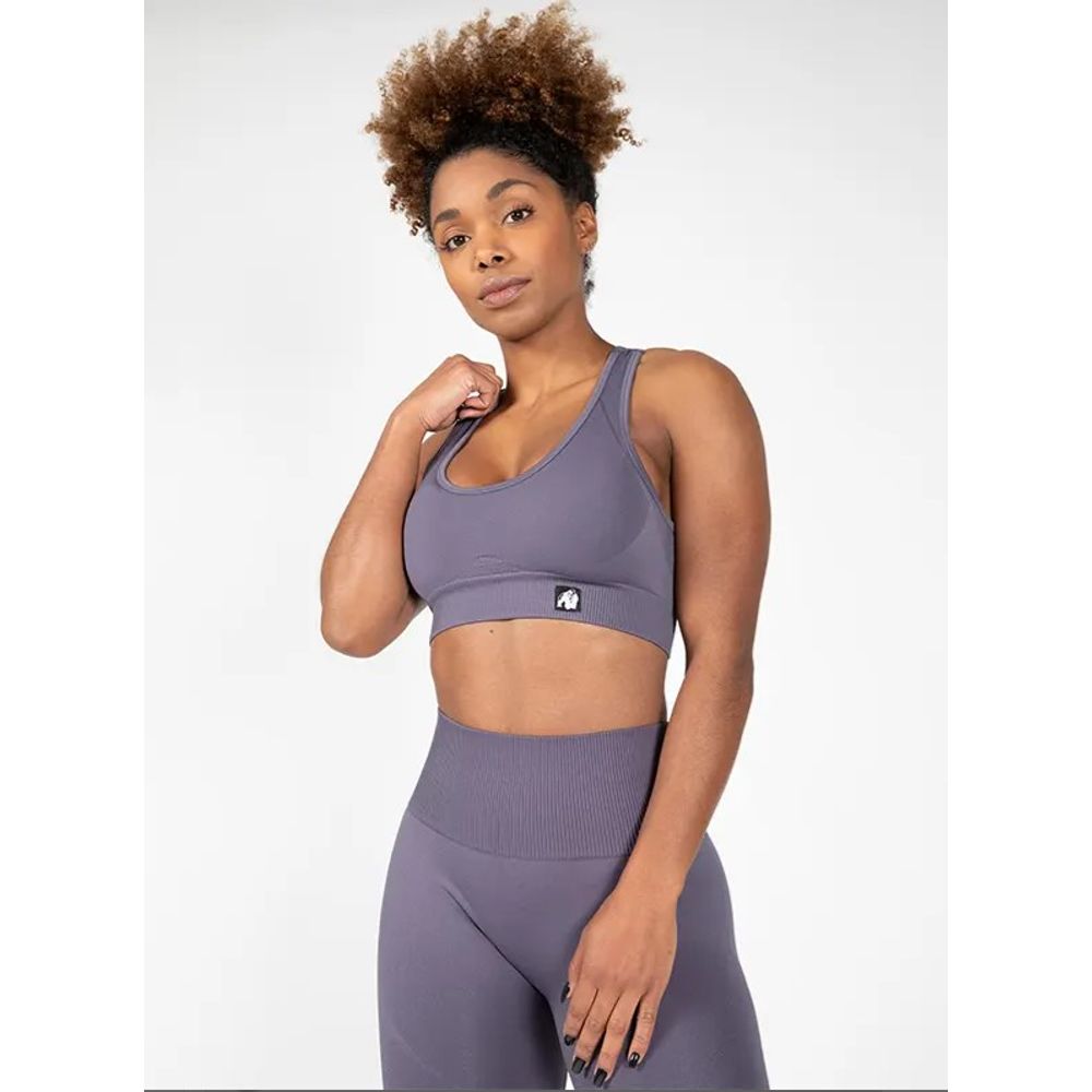 Gorilla Wear YAVA Set helanke i top, Sivi slika 2