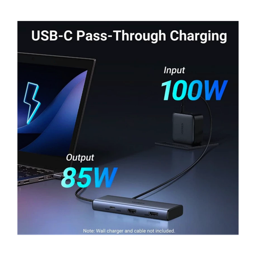 Ugreen 6in1 USB-C 100W PD Docking Station slika 3