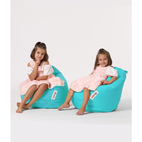 Atelier Del Sofa Vreća za sjedenje, Premium Kids - Turquoise slika 7