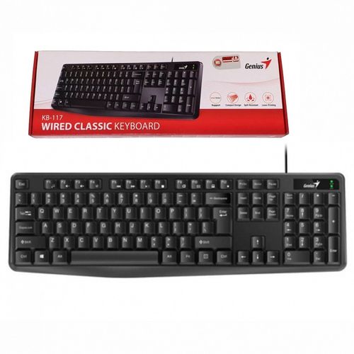 Genius KB-117,US,USB, BLK slika 2