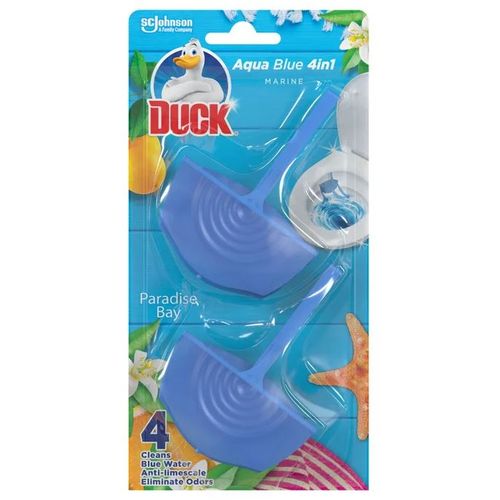 Duck Aqua blue osvježivač za WC šolju Paradise bay 2 kom slika 1