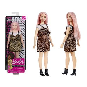 Barbie lutka fashionistas leopard haljina za3160