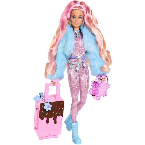 Barbie Extra lutka na putovanju - Snijeg (plava) slika 1