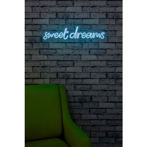 Wallity Ukrasna plastična LED rasvjeta, Sweet Dreams - Blue slika 3