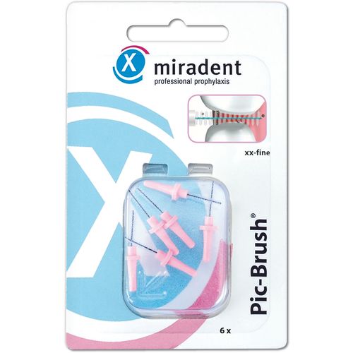 Miradent Pic-Brush, refill kit, pink 6er slika 1