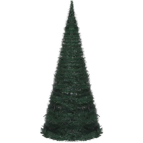 Prigodno umjetno božićno drvce s LED svjetlima zeleno 210 cm slika 5