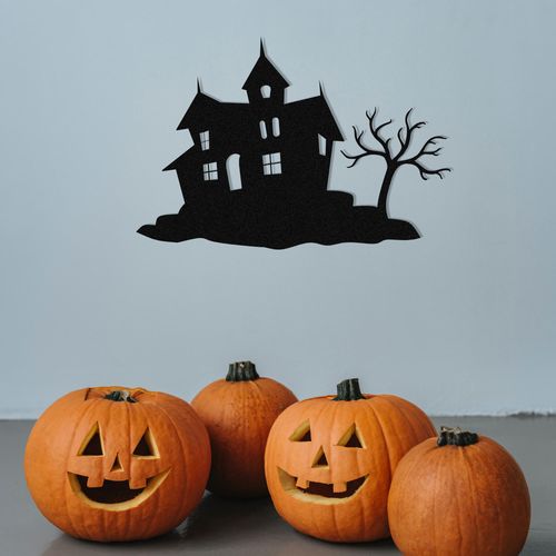 Halloween 9 Black Decorative Metal Wall Accessory slika 2