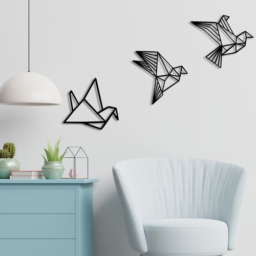 Wallity Metalna zidna dekoracija Origami slika 2