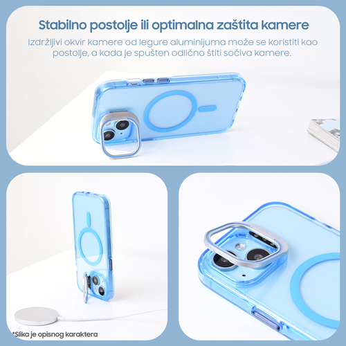 Torbica Magsafe transparent za iPhone 11 Pro Max 6.5 crna slika 2