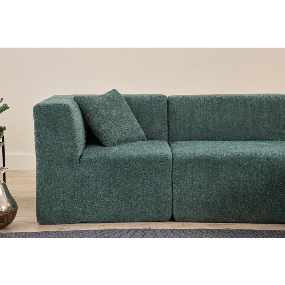 Ugaona Sofa Raks - Zelena boja slika 3