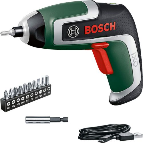 Bosch IXO 7 Akumulatorski odvrtač + 10-delni set bitova 06039E0020 slika 1