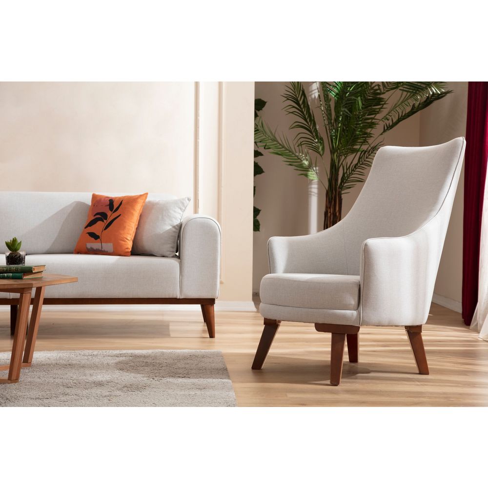 Cofi - Kremasti Wing Chair slika 1