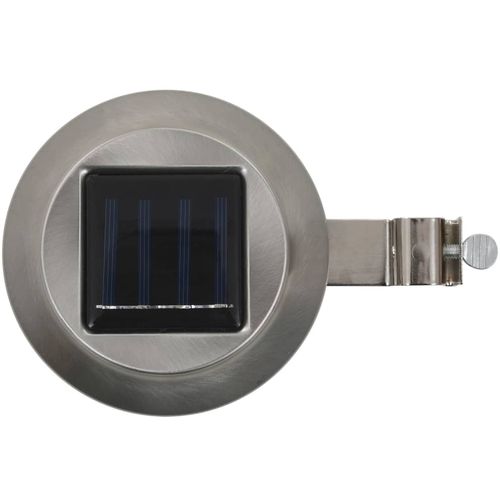 Vrtne solarne svjetiljke 12 kom LED okrugle 12 cm bijele slika 4