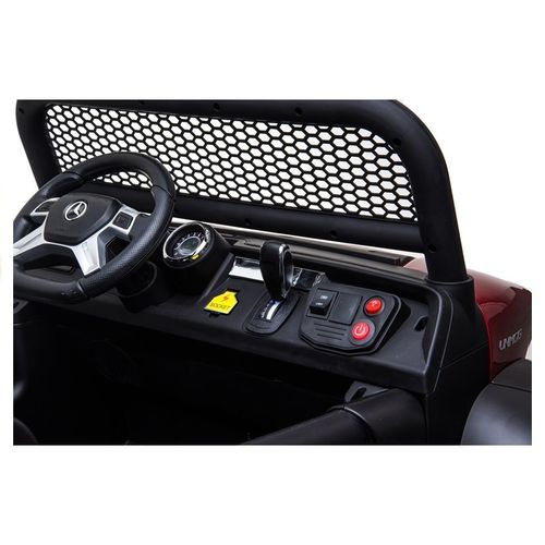 Licencirani Mercedes Unimog crni - auto na akumulator slika 9