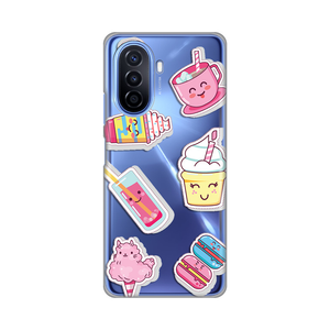 Torbica Silikonska Print Skin za Huawei Nova Y70/Y70 Plus Ice cream