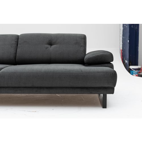 Atelier Del Sofa Trosjed MUSTANG sivi, Mustang - Anthracite slika 3