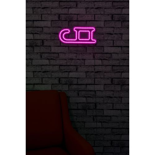 Wallity Ukrasna plastična LED rasvjeta, Sled - Pink slika 3