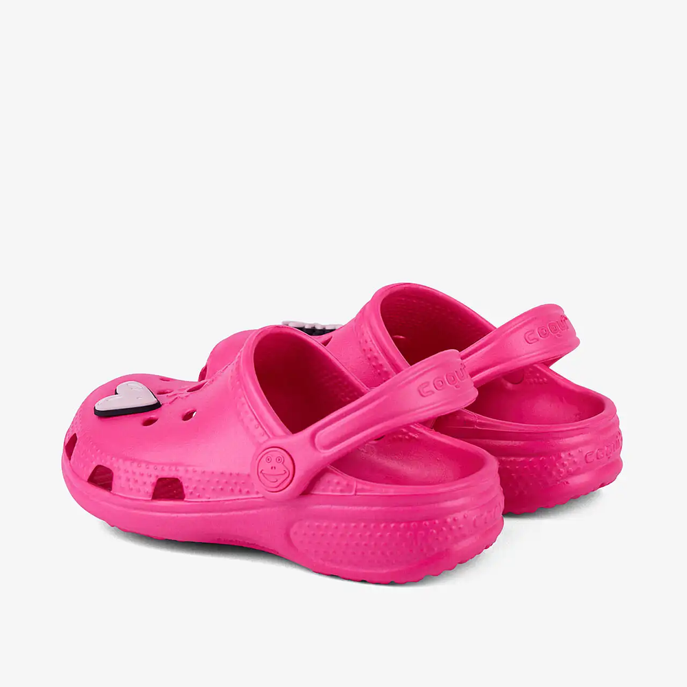 Coqui Dječije klompe Frog sa ukrasnim dodacima, Pink - 36/37 slika 4