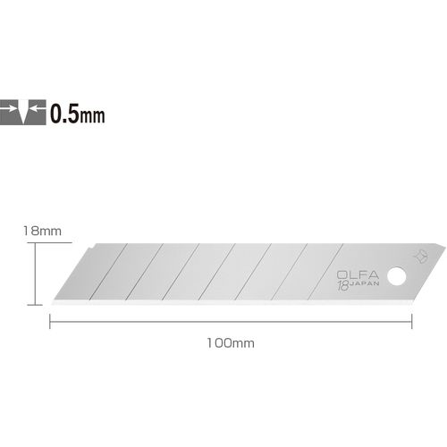 OLFA LB-10 profesionalna oštrica 18mm slika 1