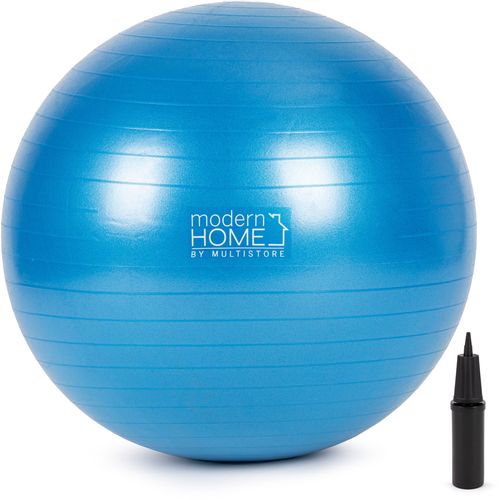 ModernHome fitness lopta plava 65cm + pumpa slika 7
