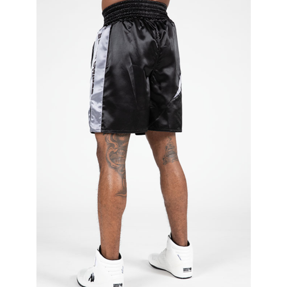 Gorilla Wear Bokserski šorc Hornell - Black/Gray - M slika 4