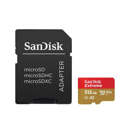 SanDisk SDXC 512GB Extreme micro 190MB/s UHS-I Class10 U3 V30+Ad slika 2