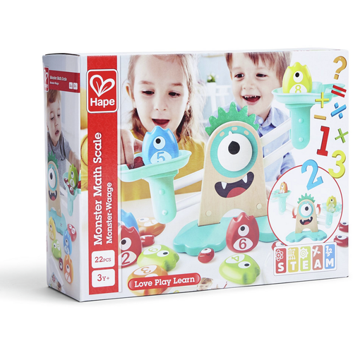 Hape Edukativna drvena vaga Monster Math Scale E0511A slika 8