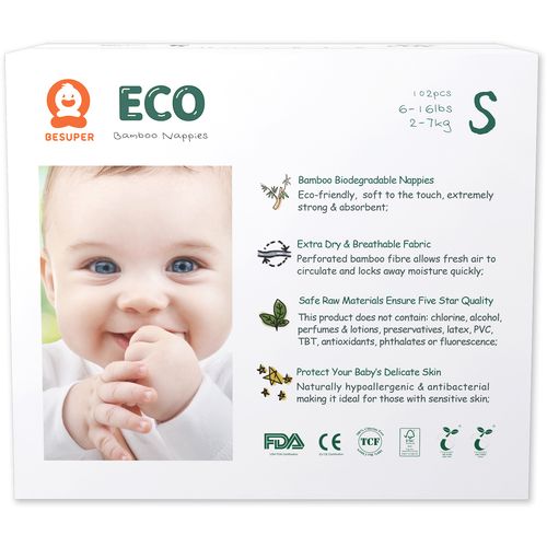 BeSuper ECO Bamboo Pelene  slika 7