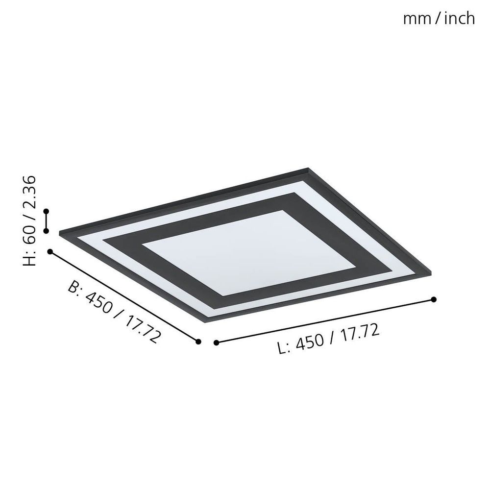 SAVATARILA Stropna Rasvjeta - LED Panel 450x450 slika 3