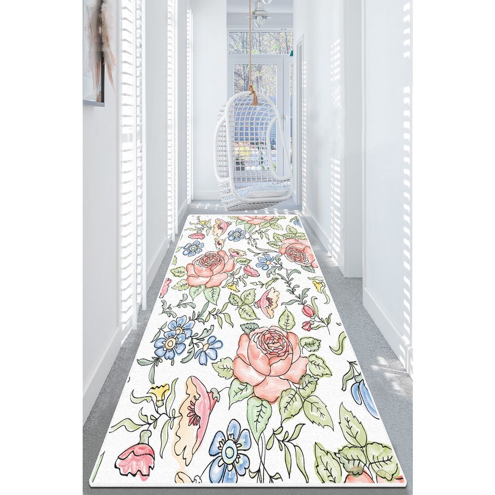 Teppich Rose Garden Djt Multicolor (80 x 200 cm) slika 1
