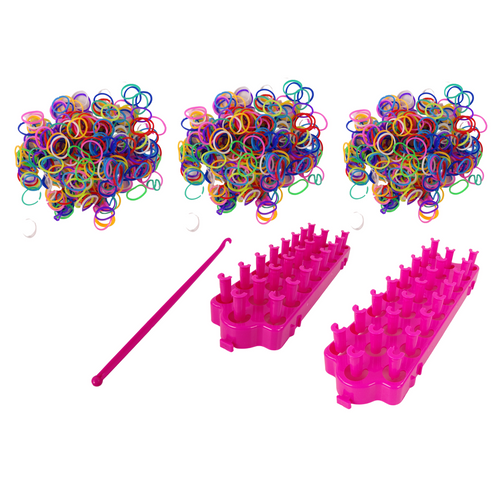 Kreativni set za izradu narukvica od gumica 1700 kom. slika 2