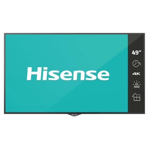 HISENSE 49 inča 49BM66AE 4K UHD 500 nita Digital Signage Display - 24/7 Operation slika 2