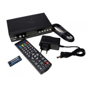 GMB-TDT-033 ** DVB-T2/C SET TOP BOX USB/HDMI/Scart/RF-out, PVR, Full HD,H264, hdmi-kabl (1319)