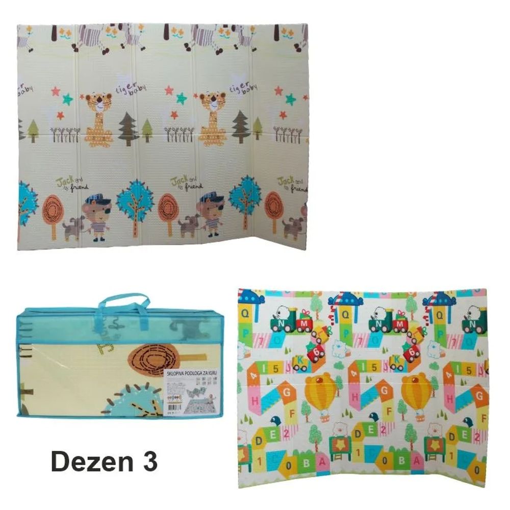 Sklopiva Dvostrana podloga za igru 200x150cm, 1kom slika 3