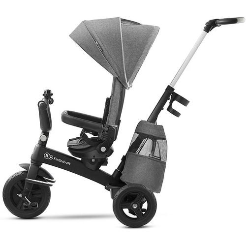 Kinderkraft tricikl EASYTWIST - sivi slika 4