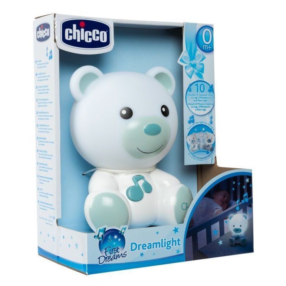Chicco Dreamlight Muzička lampa - Plavi medo slika 1