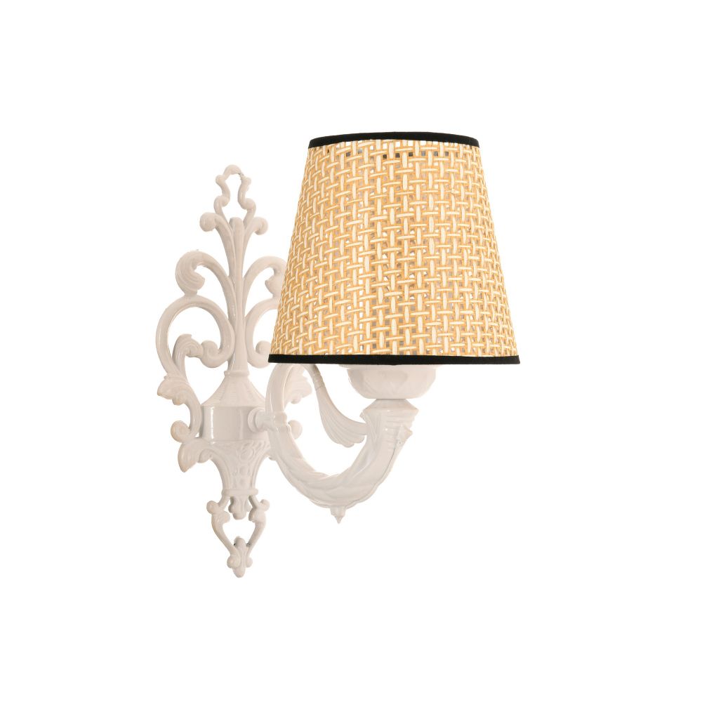 Lampa za zid Lily Coral - Prirodna, bijela slika 3