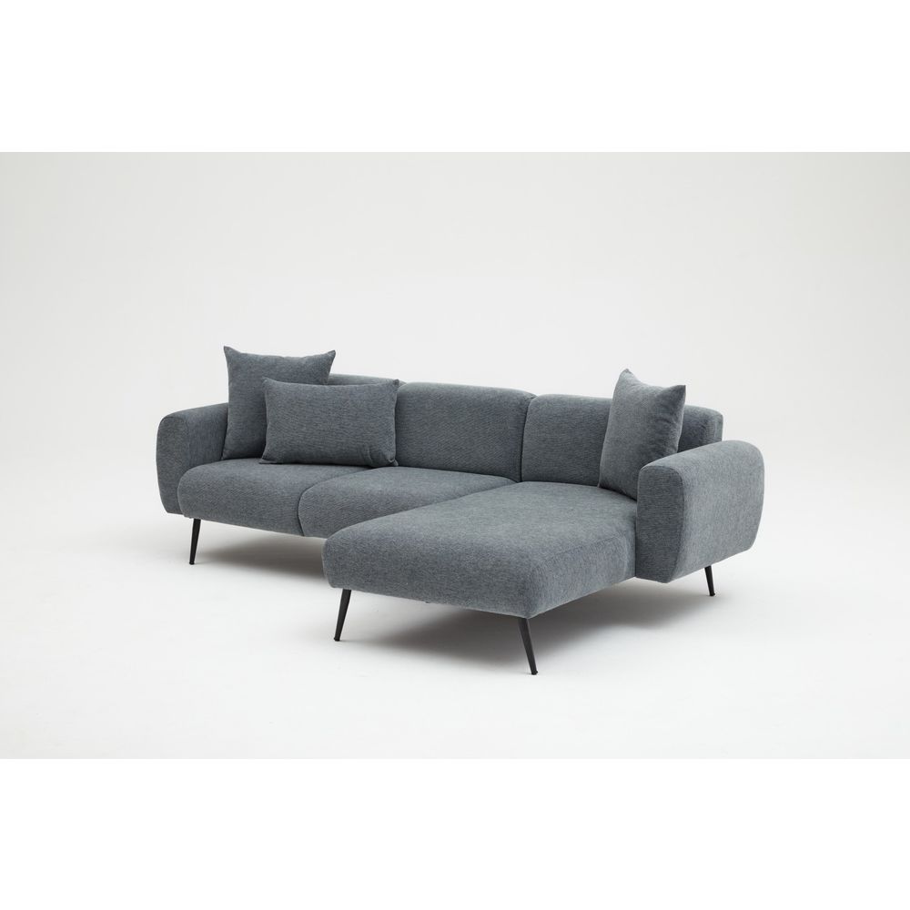 Ugaona Sofa 'Side Right' - Antracit Boja slika 1