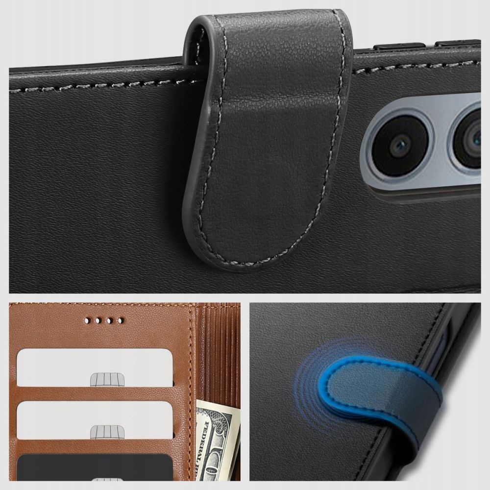 TECH-PROTECT WALLET PREKLOPNA FUTROLA ZA SAMSUNG GALAXY XCOVER 7 crna slika 2