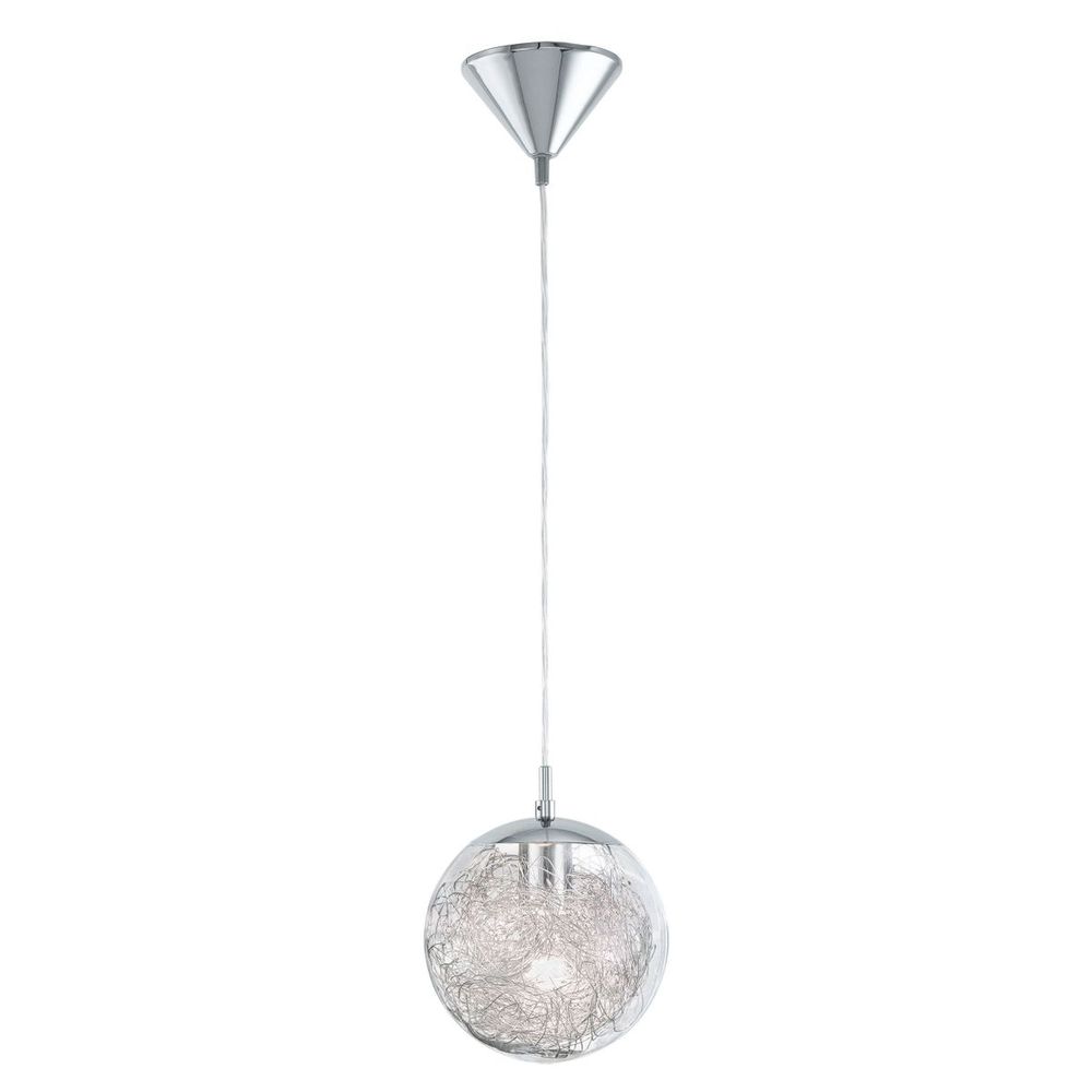 Eglo Luberio Visilica 1, E27, Krom/Aluminij slika 1