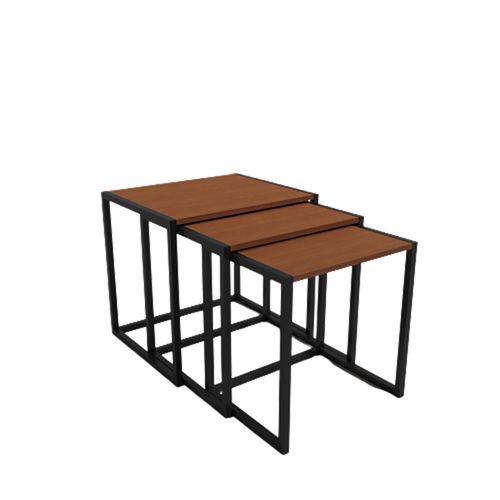 Osnabruck L2048 Walnut
Black Nesting Table (3 Pieces) slika 4