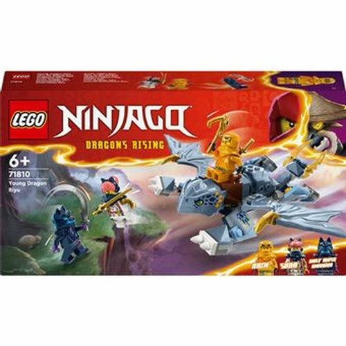 Igra Gradnje Lego NINJAGO 71810 The Young Dragon Riyu Pisana slika 1