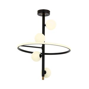 Av-1896-5Bsy Black
White Chandelier