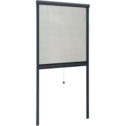 Zaslon protiv insekata za prozore antracit 70 x 150 cm slika 3