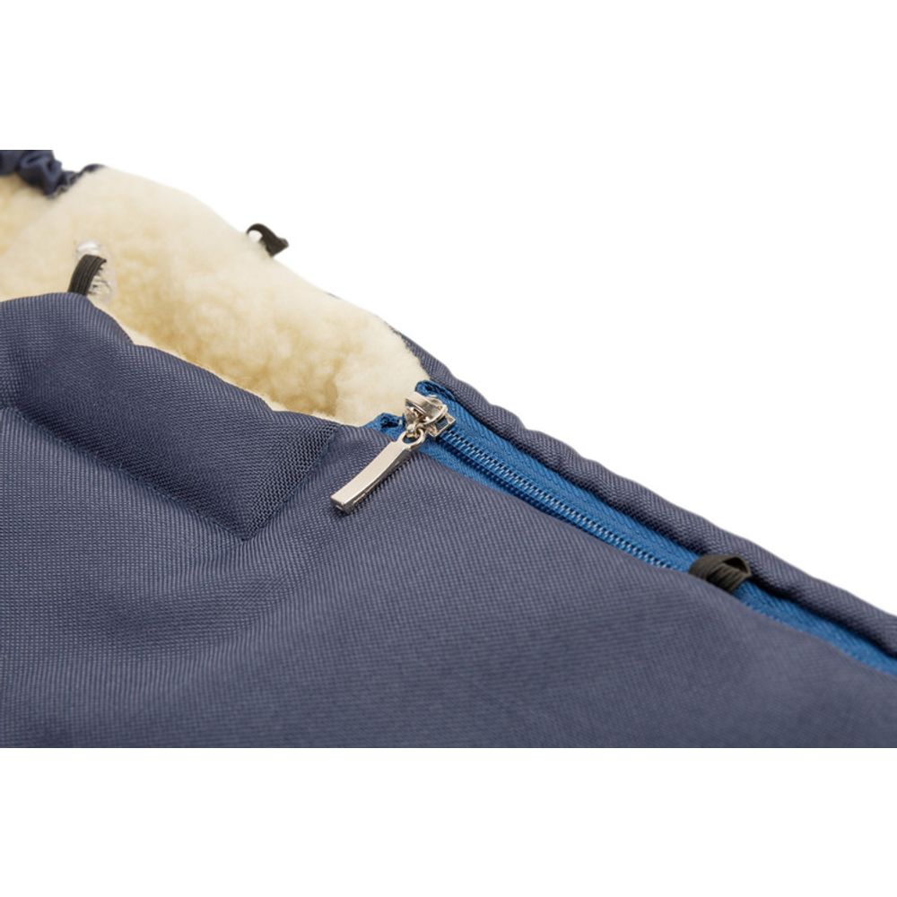 Romper torba za kolica– mornarsko plava vuna (95x40) slika 5